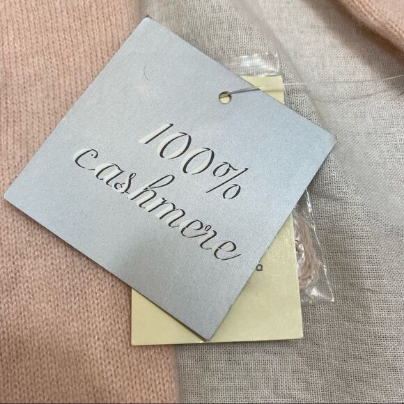 Brand New With Tags Max Studio Baby Pink Cashmere Long Sleeved One Piece 3-6 mos - Picture 7 of 11